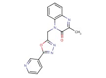 3-methyl-1-[(5-pyridin-3-yl-1,3,4-oxadiazol-2-yl)methyl]quinoxalin-2(1H)-one