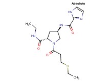 (4R)-N-ethyl-1-[3-(ethylthio)propanoyl]-4-[(1H-imidazol-2-ylcarbonyl)amino]-L-prolinamide