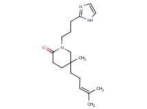 1-[3-(1H-imidazol-2-yl)propyl]-5-methyl-5-(4-methylpent-3-en-1-yl)piperidin-2-one