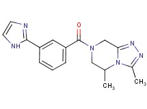 7-[3-(1H-imidazol-2-yl)benzoyl]-3,5-dimethyl-5,6,7,8-tetrahydro[1,2,4]triazolo[4,3-a]pyrazine