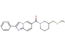 6-({3-[(methylthio)methyl]piperidin-1-yl}carbonyl)-2-phenylimidazo[1,2-a]pyridine