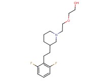 2-(2-{3-[2-(2,6-difluorophenyl)ethyl]-1-piperidinyl}ethoxy)ethanol