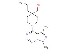 [1-(1,3-dimethyl-1H-pyrazolo[3,4-d]pyrimidin-4-yl)-4-propyl-4-piperidinyl]methanol