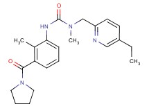 N-[(5-ethylpyridin-2-yl)methyl]-N-methyl-N'-[2-methyl-3-(pyrrolidin-1-ylcarbonyl)phenyl]urea