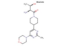 (2R,3S)-3-amino-4-{4-[2-methyl-6-(4-morpholinyl)-4-pyrimidinyl]-1-piperidinyl}-4-oxo-2-butanol dihydrochloride