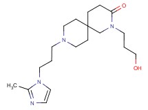 2-(3-hydroxypropyl)-9-[3-(2-methyl-1H-imidazol-1-yl)propyl]-2,9-diazaspiro[5.5]undecan-3-one