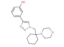 3-{1-[(1-morpholin-4-ylcyclohexyl)methyl]-1H-1,2,3-triazol-4-yl}phenol