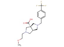 (3aS*,6aS*)-2-(2-methoxyethyl)-5-[4-(trifluoromethyl)benzyl]hexahydropyrrolo[3,4-c]pyrrole-3a(1H)-carboxylic acid