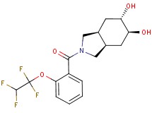 (3aR*,5S*,6S*,7aS*)-2-[2-(1,1,2,2-tetrafluoroethoxy)benzoyl]octahydro-1H-isoindole-5,6-diol