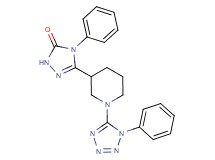 4-phenyl-5-[1-(1-phenyl-1H-tetrazol-5-yl)-3-piperidinyl]-2,4-dihydro-3H-1,2,4-triazol-3-one