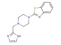 2-[4-(1H-imidazol-2-ylmethyl)-1-piperazinyl]-1,3-benzothiazole