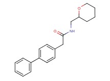 2-biphenyl-4-yl-N-(tetrahydro-2H-pyran-2-ylmethyl)acetamide