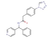 N-[phenyl(pyridin-4-yl)methyl]-2-[4-(1H-tetrazol-1-yl)phenyl]acetamide
