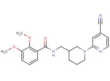 N-{[1-(4-cyanopyridin-2-yl)piperidin-3-yl]methyl}-2,3-dimethoxybenzamide