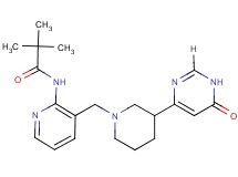 2,2-dimethyl-N-(3-{[3-(6-oxo-1,6-dihydropyrimidin-4-yl)piperidin-1-yl]methyl}pyridin-2-yl)propanamide
