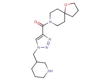 8-{[1-(3-piperidinylmethyl)-1H-1,2,3-triazol-4-yl]carbonyl}-1-oxa-8-azaspiro[4.5]decane