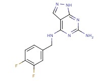 N~4~-(3,4-difluorobenzyl)-1H-pyrazolo[3,4-d]pyrimidine-4,6-diamine
