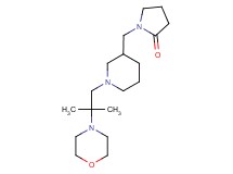 1-{[1-(2-methyl-2-morpholin-4-ylpropyl)piperidin-3-yl]methyl}pyrrolidin-2-one