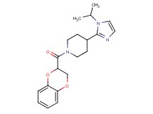 1-(2,3-dihydro-1,4-benzodioxin-2-ylcarbonyl)-4-(1-isopropyl-1H-imidazol-2-yl)piperidine