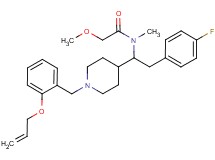 N-[1-{1-[2-(allyloxy)benzyl]-4-piperidinyl}-2-(4-fluorophenyl)ethyl]-2-methoxy-N-methylacetamide