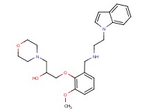 1-[2-({[2-(1H-indol-1-yl)ethyl]amino}methyl)-6-methoxyphenoxy]-3-(4-morpholinyl)-2-propanol
