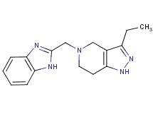 5-(1H-benzimidazol-2-ylmethyl)-3-ethyl-4,5,6,7-tetrahydro-1H-pyrazolo[4,3-c]pyridine