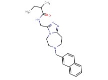 2-methyl-N-{[7-(2-naphthylmethyl)-6,7,8,9-tetrahydro-5H-[1,2,4]triazolo[4,3-d][1,4]diazepin-3-yl]methyl}butanamide