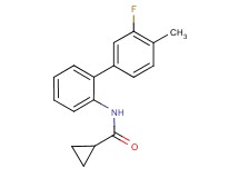 N-(3'-fluoro-4'-methylbiphenyl-2-yl)cyclopropanecarboxamide