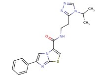N-[2-(4-isopropyl-4H-1,2,4-triazol-3-yl)ethyl]-6-phenylimidazo[2,1-b][1,3]thiazole-3-carboxamide