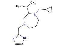 1-(cyclopropylmethyl)-4-(1H-imidazol-2-ylmethyl)-2-isopropyl-1,4-diazepane