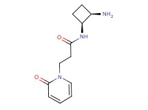 N-[(1S*,2R*)-2-aminocyclobutyl]-3-(2-oxo-1(2H)-pyridinyl)propanamide
