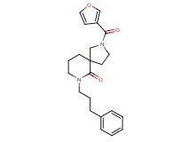 2-(3-furoyl)-7-(3-phenylpropyl)-2,7-diazaspiro[4.5]decan-6-one