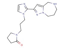 1-{3-[2-(5,6,7,8-tetrahydro-4H-pyrazolo[1,5-a][1,4]diazepin-2-yl)-1H-imidazol-1-yl]propyl}-2-pyrrolidinone dihydrochloride