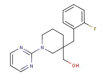 [3-(2-fluorobenzyl)-1-pyrimidin-2-ylpiperidin-3-yl]methanol