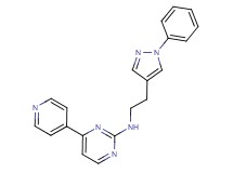 N-[2-(1-phenyl-1H-pyrazol-4-yl)ethyl]-4-(4-pyridinyl)-2-pyrimidinamine