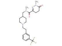 N,1-dimethyl-6-oxo-N-[(1-{2-[3-(trifluoromethyl)phenyl]ethyl}-4-piperidinyl)methyl]-1,4,5,6-tetrahydro-3-pyridazinecarboxamide