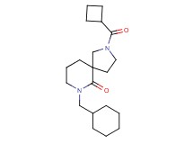 2-(cyclobutylcarbonyl)-7-(cyclohexylmethyl)-2,7-diazaspiro[4.5]decan-6-one