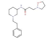 3-(2-isoxazolidinyl)-N-[1-(2-phenylethyl)-3-piperidinyl]propanamide