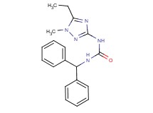 N-(diphenylmethyl)-N'-(5-ethyl-1-methyl-1H-1,2,4-triazol-3-yl)urea