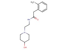 N-[2-(4-hydroxy-1-piperidinyl)ethyl]-2-(2-methylphenyl)acetamide trifluoroacetate (salt)