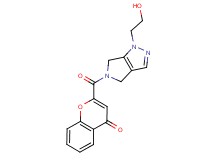 2-{[1-(2-hydroxyethyl)-4,6-dihydropyrrolo[3,4-c]pyrazol-5(1H)-yl]carbonyl}-4H-chromen-4-one