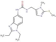 N-(1,2-diethyl-1H-benzimidazol-5-yl)-N'-{[1-methyl-2-(methylthio)-1H-imidazol-5-yl]methyl}urea