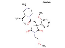 3-{2-[(2S)-2-isopropyl-4-methyl-1-piperazinyl]-2-oxoethyl}-1-(2-methoxyethyl)-3-(2-methoxyphenyl)-2,5-pyrrolidinedione