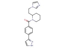 2-[2-(1H-imidazol-1-yl)ethyl]-1-[4-(1H-pyrazol-3-yl)benzoyl]piperidine