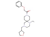 1-methyl-9-(phenoxyacetyl)-4-(tetrahydrofuran-3-ylmethyl)-1,4,9-triazaspiro[5.5]undecane