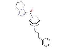 3-{[(1S*,5R*)-3-(3-phenylpropyl)-3,6-diazabicyclo[3.2.2]non-6-yl]carbonyl}-5,6,7,8-tetrahydro[1,2,4]triazolo[4,3-a]pyridine