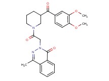 2-{2-[3-(3,4-dimethoxybenzoyl)-1-piperidinyl]-2-oxoethyl}-4-methyl-1(2H)-phthalazinone