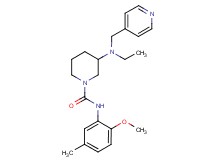 3-[ethyl(4-pyridinylmethyl)amino]-N-(2-methoxy-5-methylphenyl)-1-piperidinecarboxamide