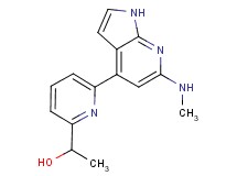 1-{6-[6-(methylamino)-1H-pyrrolo[2,3-b]pyridin-4-yl]pyridin-2-yl}ethanol