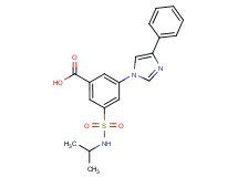 3-[(isopropylamino)sulfonyl]-5-(4-phenyl-1H-imidazol-1-yl)benzoic acid
